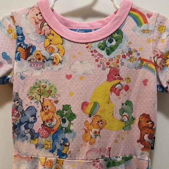 RYK Pink Kids Care Bear Dress with Pockets Size 6 - Picture 3 of 8